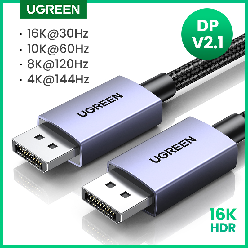 Home Cinema Projector Xiaomi - UGREEN-Cable Displayport de 16K DP2.1, 8K,
