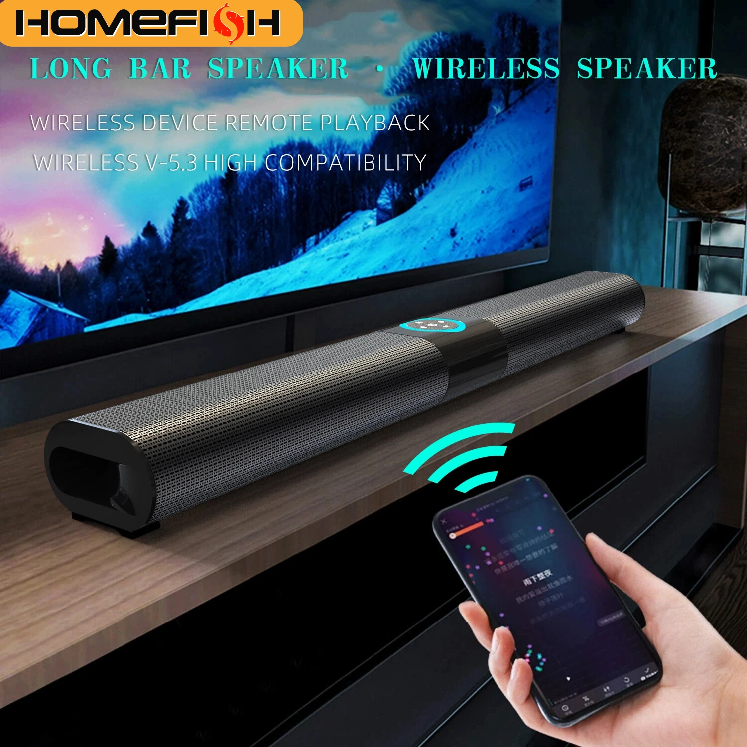 Home Cinema Bose - Altavoz Bluetooth con Luz Ambiental RGB
