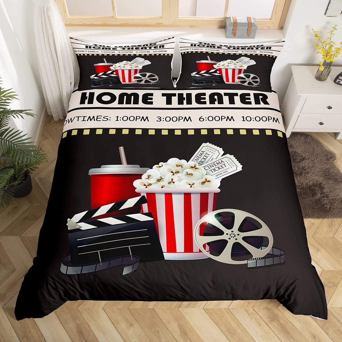 Home Cinema Kids - Funda de Edredón con Diseño de