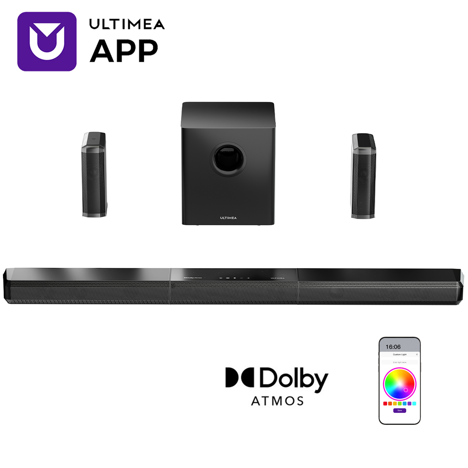 Home Cinema Wireless - ULTIMEA Apollo S90 Barra de sonido
