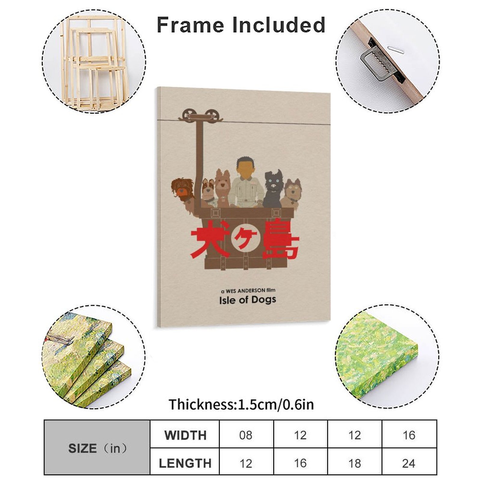 Wes Anderson Isle Of Dogs pelí - Home Cinema Movies reseña y precio