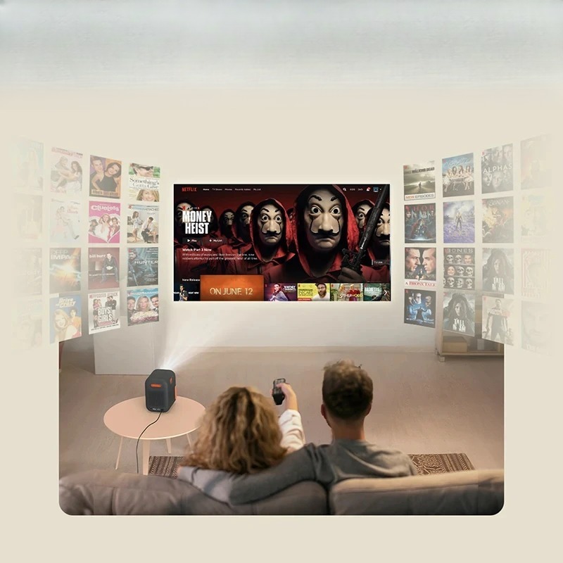 Nuevo proyector de cine en cas - Netflix Home Cinema reseña y precio