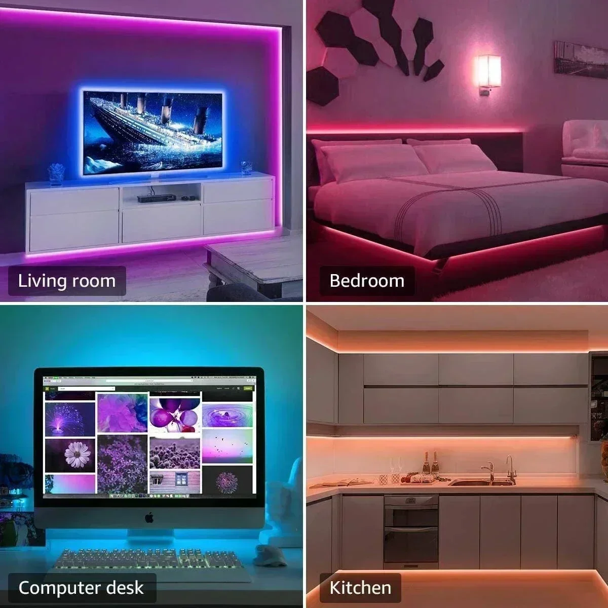 Tira de luces LED RGB intelige - Home Cinema Lighting reseña y precio