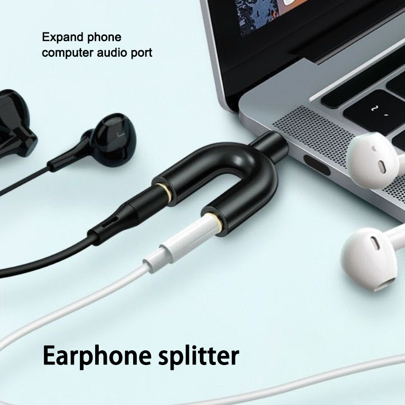 Adaptador de micrófono divisor - Home Cinema Headphones reseña y precio