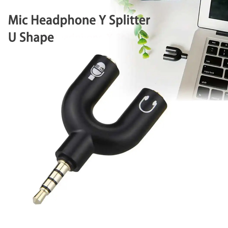 Adaptador de micrófono divisor - Home Cinema Headphones reseña y precio