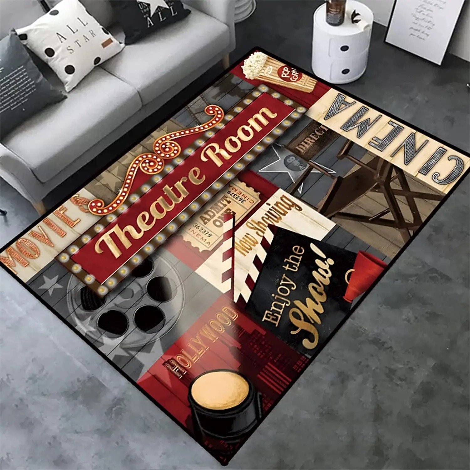 Alfombra de Cine Retro con Dis - Home Cinema Kids reseña y precio