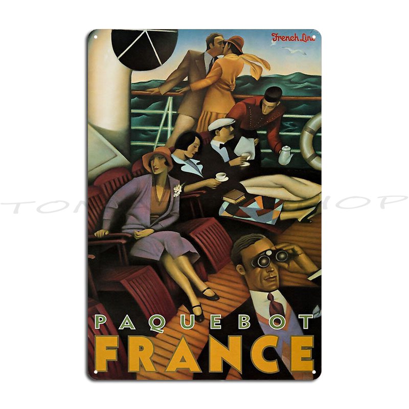 Paquebot France - Placa Metáli - Home Cinema France reseña y precio