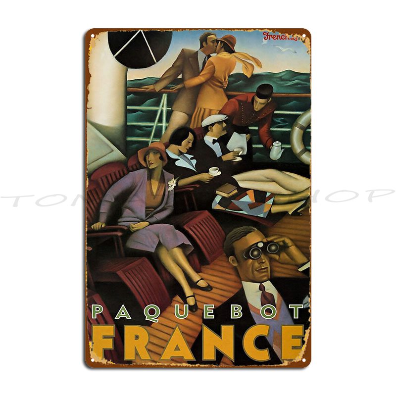 Paquebot France - Placa Metáli - Home Cinema France reseña y precio