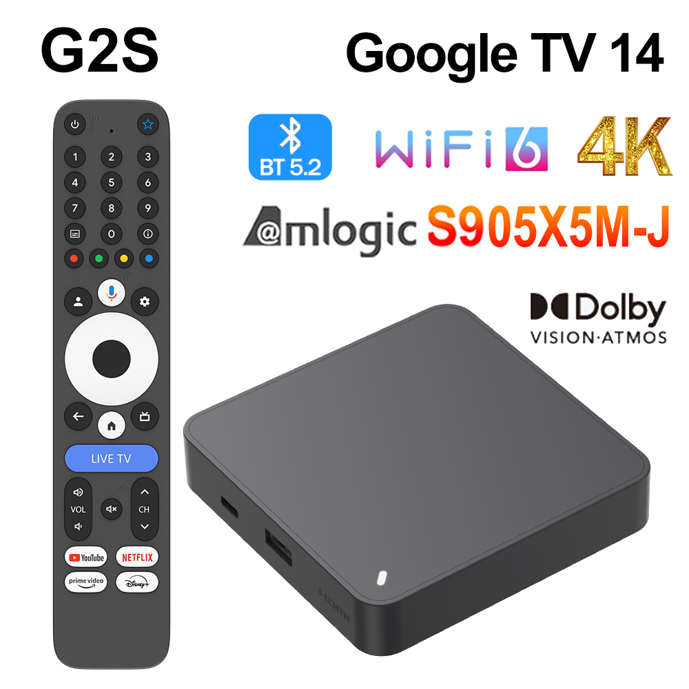 TV Box G2S GTV con Google TV 1 - Netflix Home Cinema reseña y precio