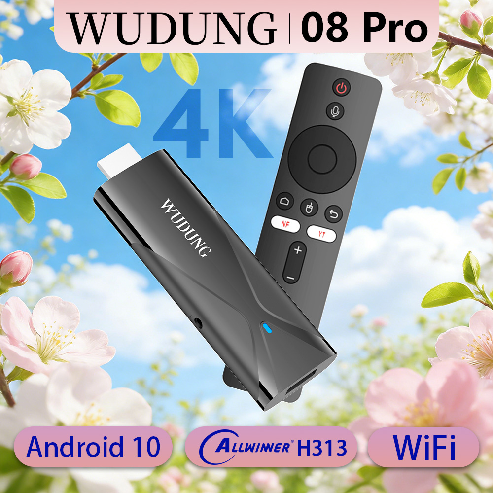 WD08 PRO TV Dongle Android 10  - Netflix Home Cinema reseña y precio